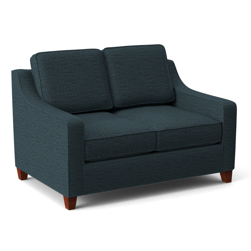 Clark 54" Square Arm Sofa Bed, BM Cherry, Archetype Quartz