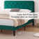 Auxter Adjustable Upholstered Head Height Bed Frame