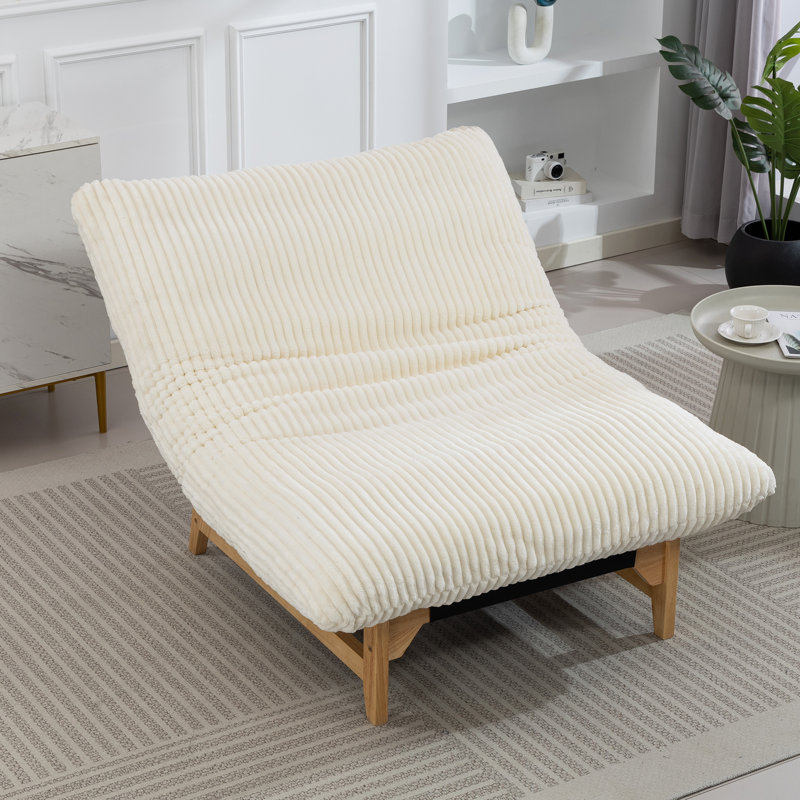 43.3'' Wide Oversized Comfy Cloud Accent Chair, Cream