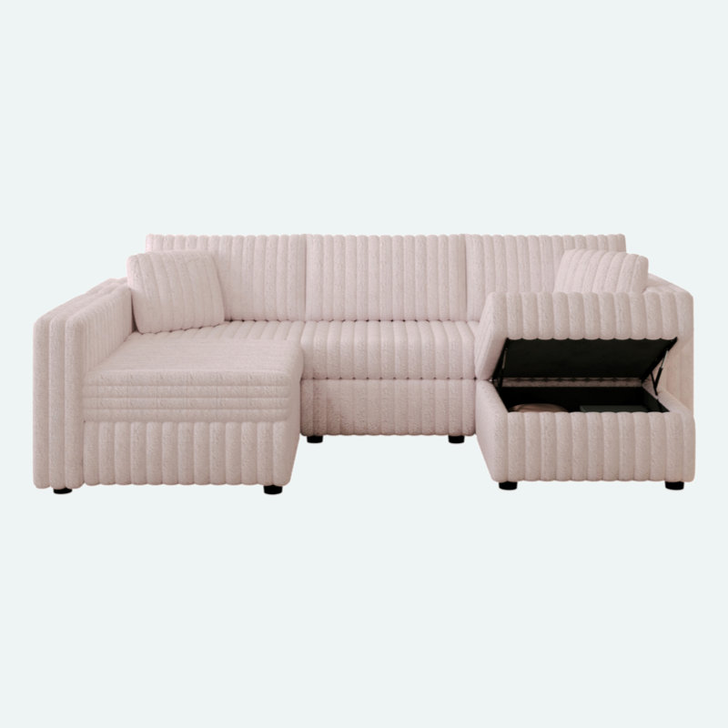 Canapé moelleux Soft Rabbit, 4, Gris