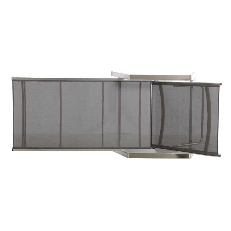 Chaise longue d'extérieur réglable en filet de nylon ajustable et confortable