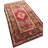 Vintage One-of-a-Kind 3'7" x 6'4" 1950s Rectangle Wool Area Rug in Beige and Red