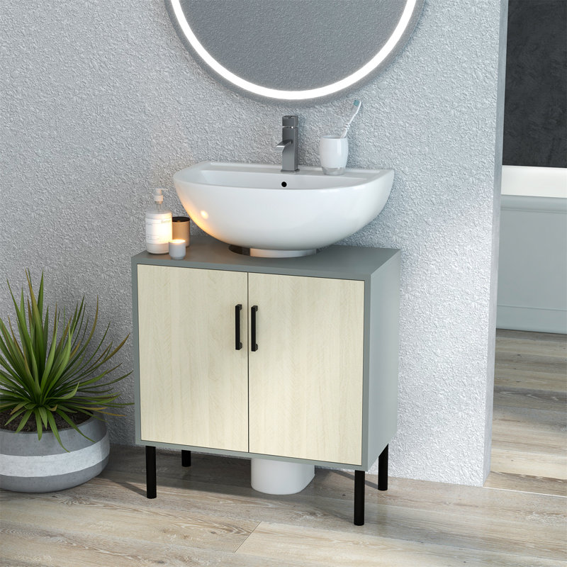 Ashwika 60cm Single Bathroom Vanity Base Only