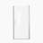 Pivot Shower Door With Brushed Nickel Aluminum Frame, Half Frame Shower Door-123272725
