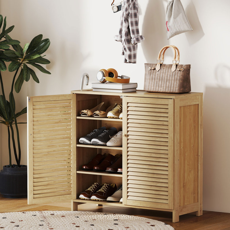 14 Pair Shoe Storage Cabinet