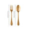 Brescia Serving Set (Fork and Spoon)-25923528-25923538