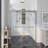 56''-60'' W X 71'' H Double Sliding Semi-Frameless Shower Door With  0.24"(6mm) Tempered Glass，Stainless Steel Accessories-106297735