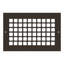 Grille carrée en aluminium Reggio-40045189-40045190