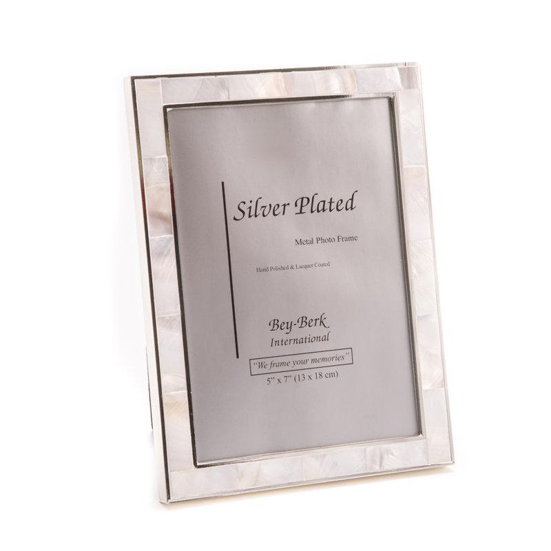Araujo Silver Mother Of Pearl Matte Picture Frame