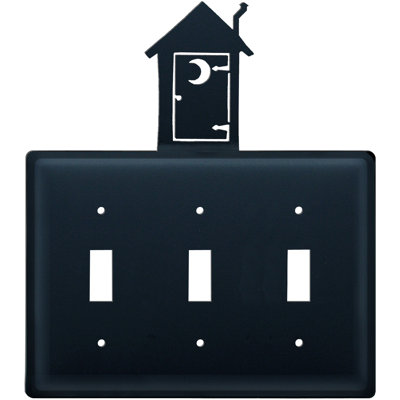 Outhouse 3-Gang Toggle Light Switch Wall Plate