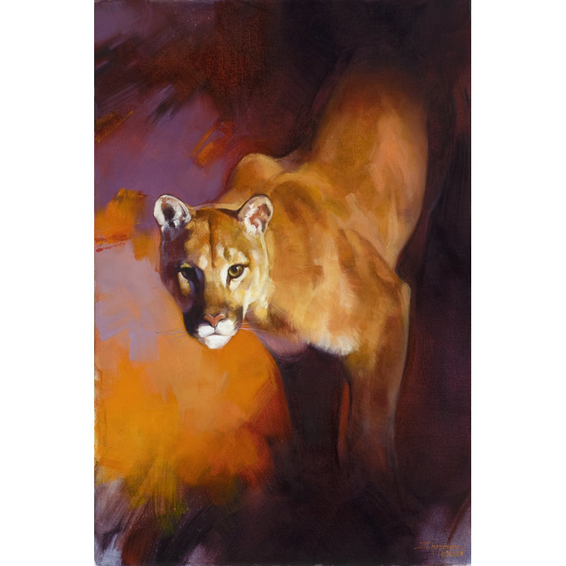 'Out of the Shadows' by Julie Chapman - Painting Print, 46cm H x 30cm W, Wrapped Canvas
