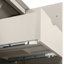 Meuble-lavabo simple Haley 48 po, blanc cachemire