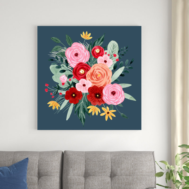 Bouquet de cœurs doux I, H 36 po x l 36 po