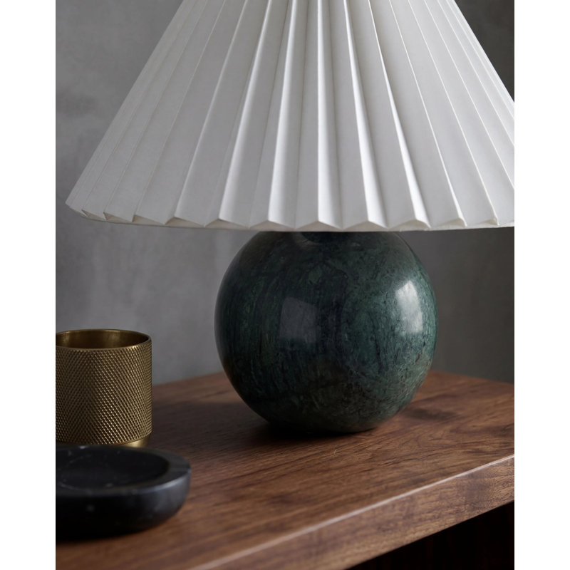 Chemise Bajo Table Lamp, Pleated