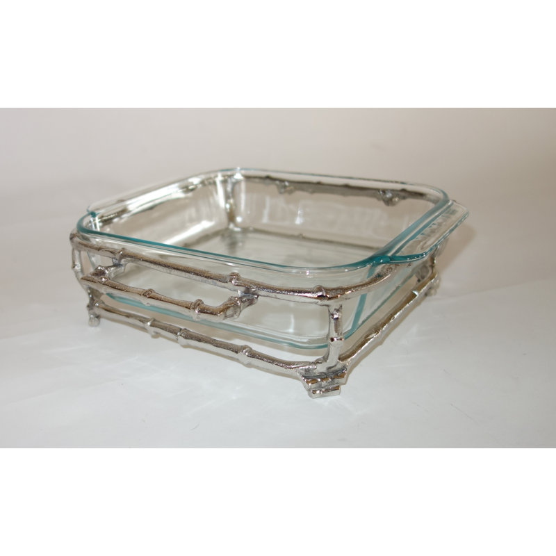 DessauHome 2 Qt. Glass Rectangular Holder