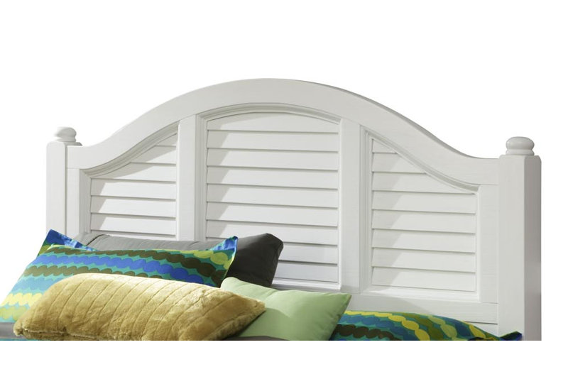 Tête de lit Aralyn, Grand, Blanc brossé