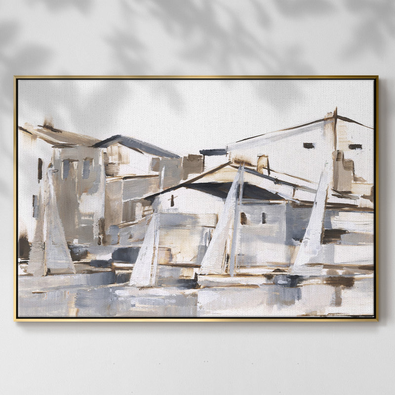 " Right Conditions I ", 27" H x 41" W x 2" D, Gold