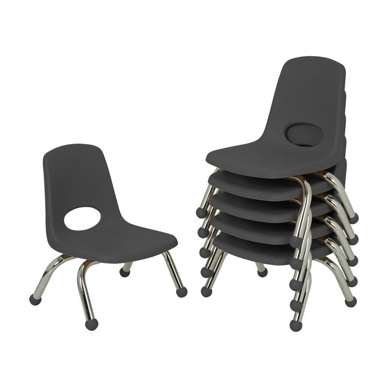 Chaise empilable 8 "avec glissières à billes, paquet de 6, 8"