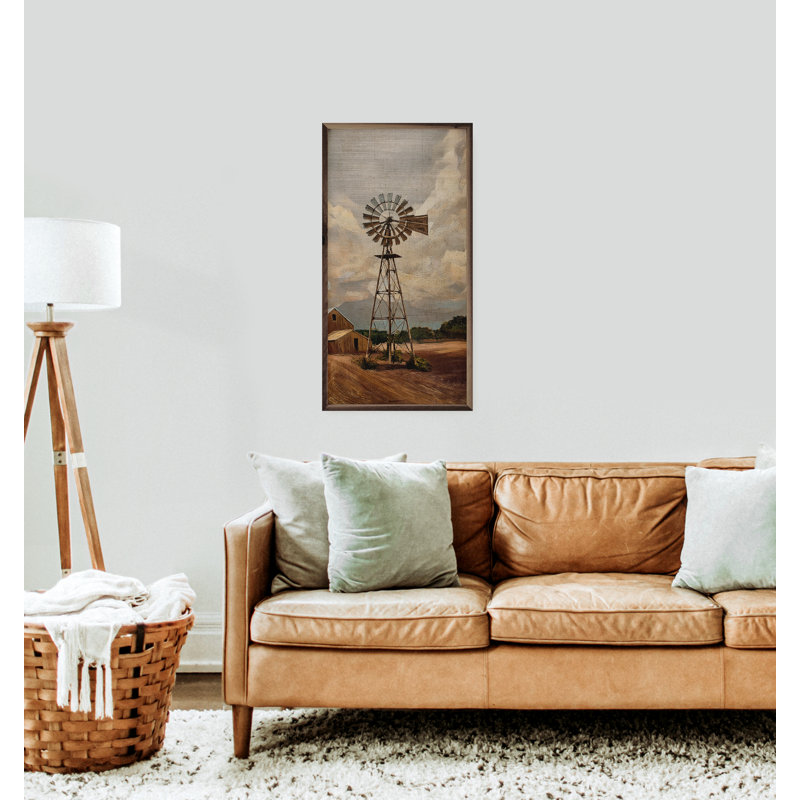 Windmill On The Farm, 24" H x 12" W