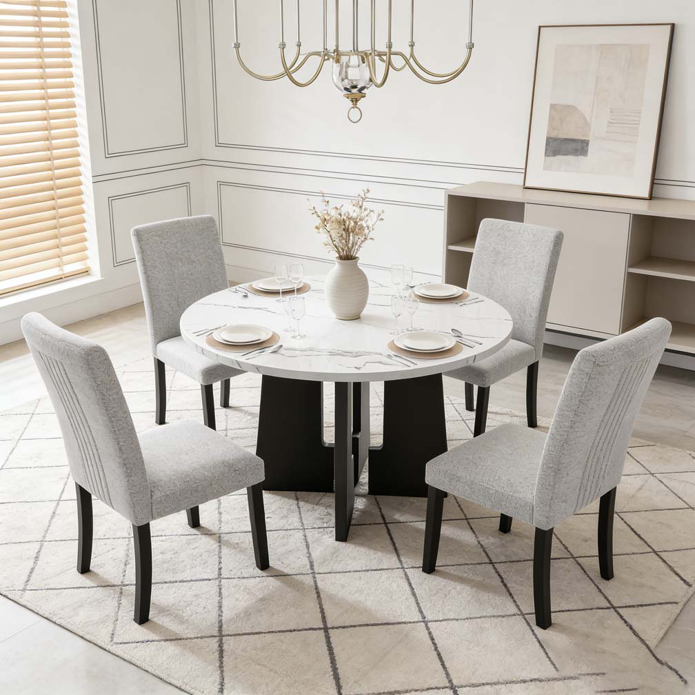 Red Barrel Studio 5-Piece Round Dining Table set - Wayfair Canada