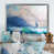 Impression argent sur toile encadrée