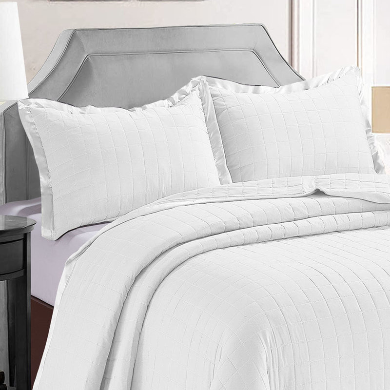 Gaila Bedspread, 240 W x 250 cm, White