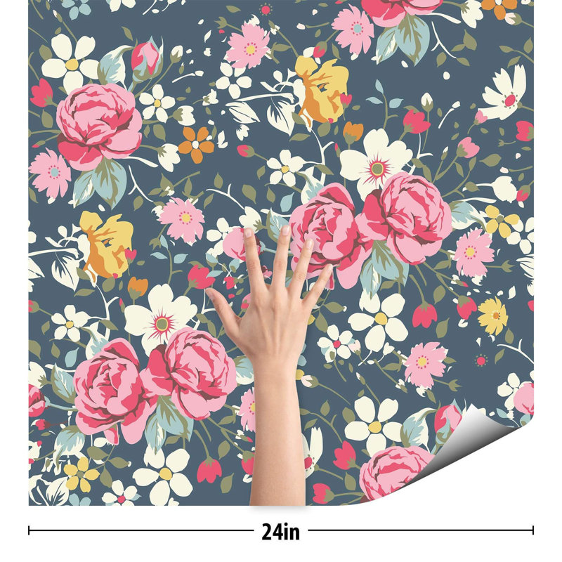 Carreau de papier peint Hermonie, L 2 pi x L 10,5 pi
