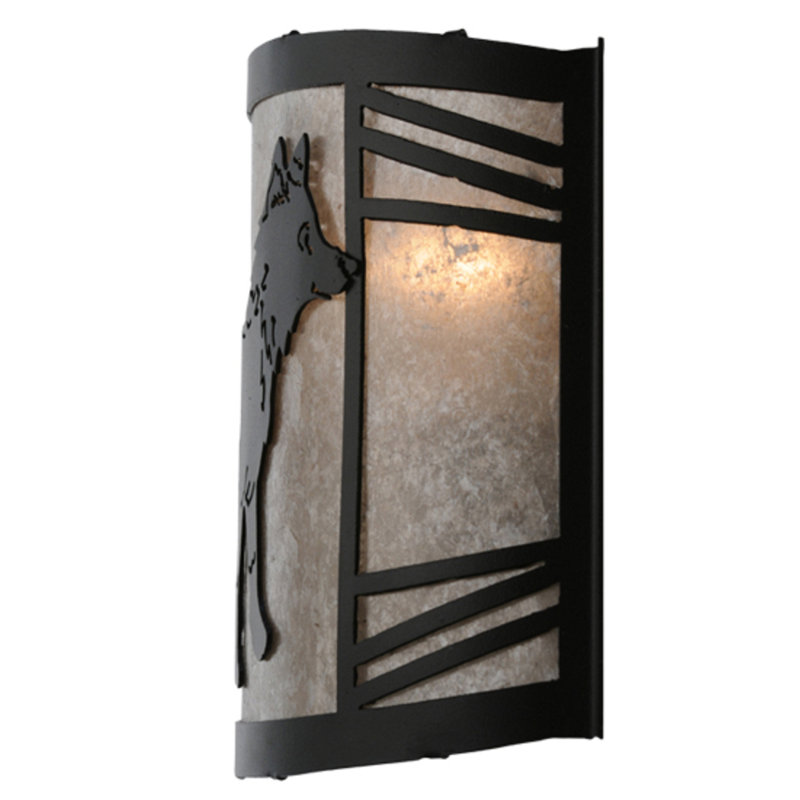 Fox On The Loose 1 - Light Flush Mounted Sconce