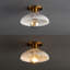 Plafonnier semi-encastré à DEL 1 lumière Mid-Century 10 po Honalee-832699255