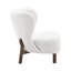 Fauteuil à oreilles rembourré Aarmaan