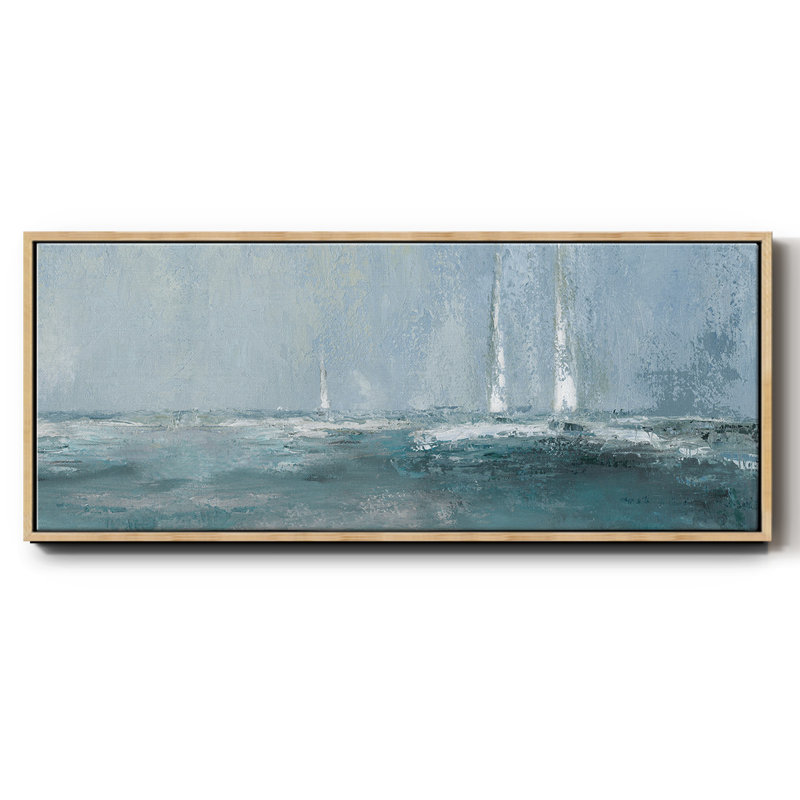 " Headed Out ", 24" H x 60" W x 1.5" D, Natural