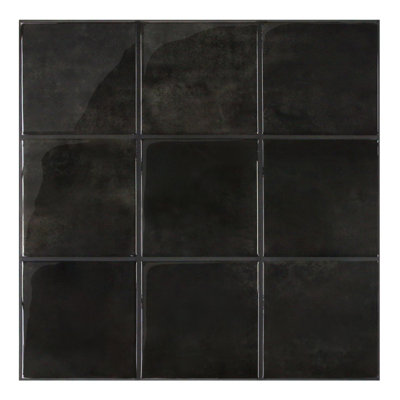 10-Pack Square Peel and Stick Backsplash Tiles – 12"x12" Thicker 3D Design, Forest Green