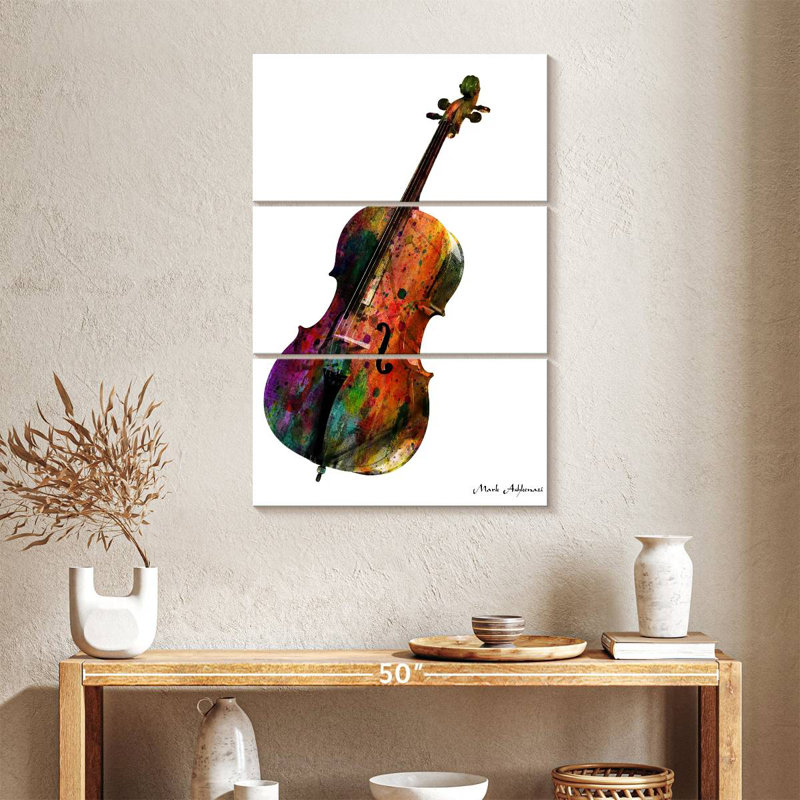 Abarca Cello, 38" H x 24" W