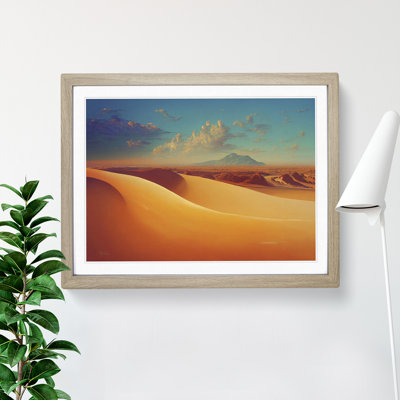 King Desert - Framed Print
