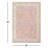 Guerin Oriental Wool / Nylon Pink Area Rug-2063204168