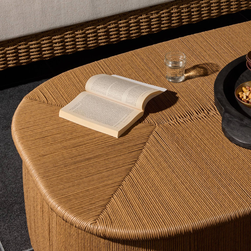 Taum Outdoor Coffee Table-Textured Sand