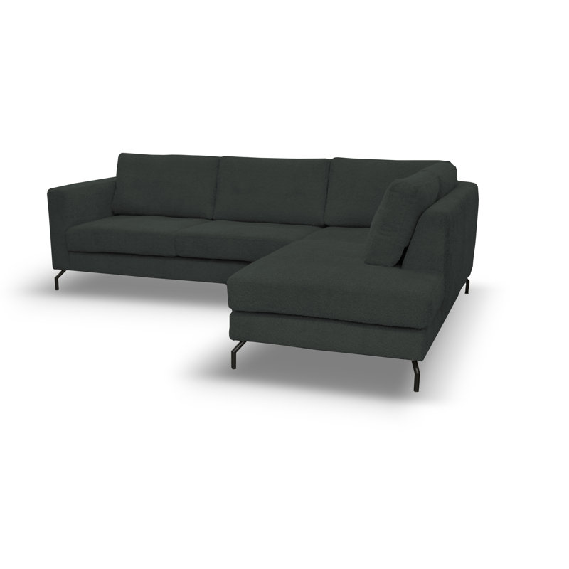 Bryla 3 Seater Corner Sofa , Green, Aligned to the right