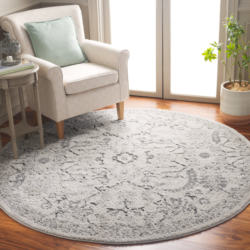 Mahle Stain Resistant Area Rug, Round 6'7"