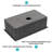 32 Inch Undermount Sink - 32" X 19" X 10" Gunmetal Black Undermount Kitchen Sink 16 Gauge 10 Inch Deep Single Bowl Kitchen Sink Basin