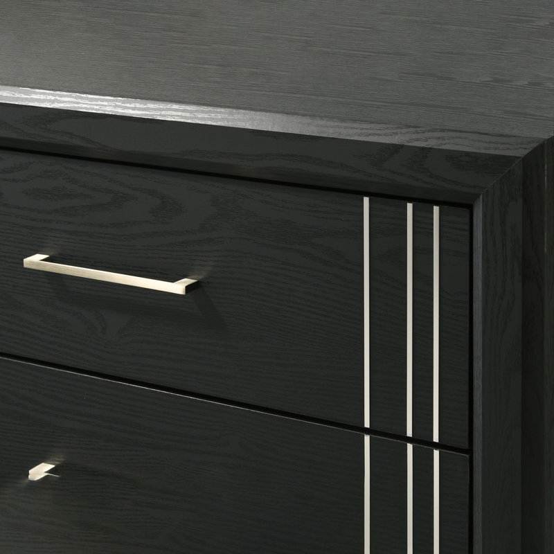Armoire de chevet contemporaine à 4 tiroirs 1Pc