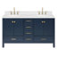  Meuble-lavabo double 60,25 po avec comptoir-498683869