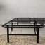 Sommier à lattes en acier noir pour matelas Queen Size - Structure rigide, montage rapide, supporte jusqu'à 907 kg (2000 lb) pour un sommeil réparateur. Hauteur : 35,5 cm (14 po). Montage facile.