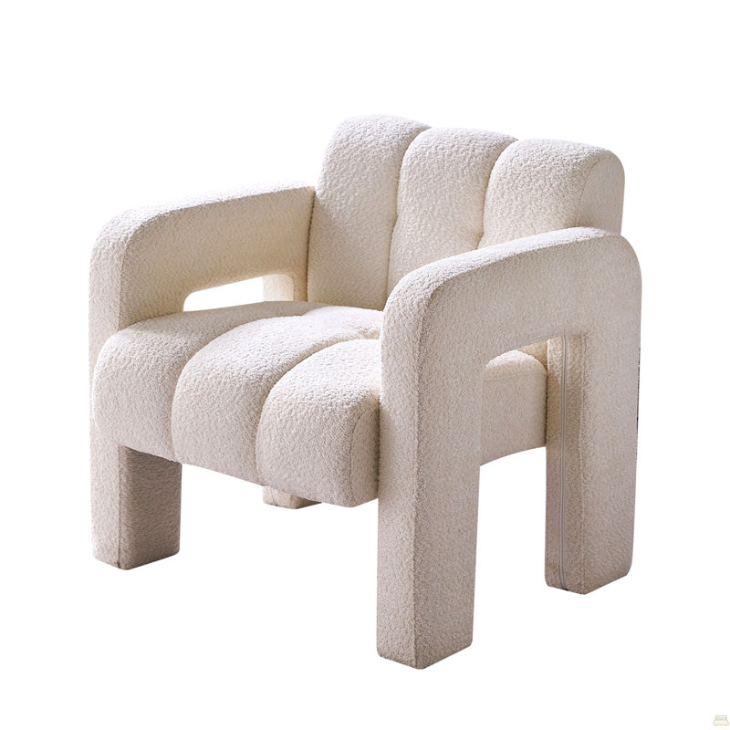 Fauteuil d'appoint rembourré 31,10 po, Beige