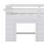 Lit mezzanine avec tiroirs et tablette-106488094