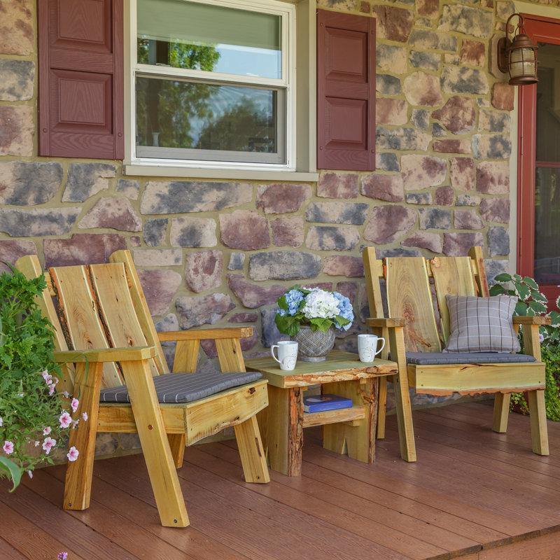 Marla 2 - Person Patio Conversation Set, Naturalstain