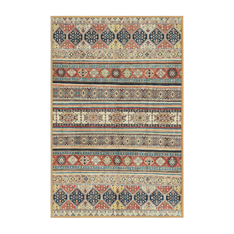 Abstract Indoor Rug, Rectangle 7' x 10'