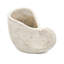 Sand And Cement Nautilus Shell Planter With Textured Beige Finish-886896801