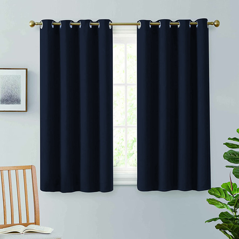 Eyelet Blackout Thermal Curtain, 274cm H x 228cm W