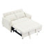 Canapé 52 po beige moderne en velours-233332507