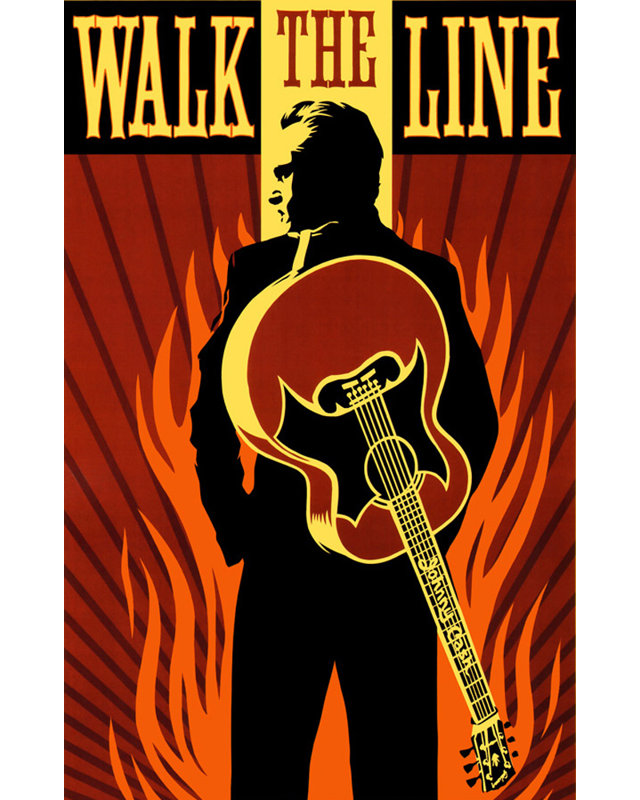 Walk the Line (Johnny Cash), H 18 po x l 12 po